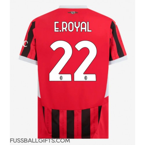 AC Milan Emerson Royal #22 Fußballbekleidung Heimtrikot 2024-25 Kurzarm